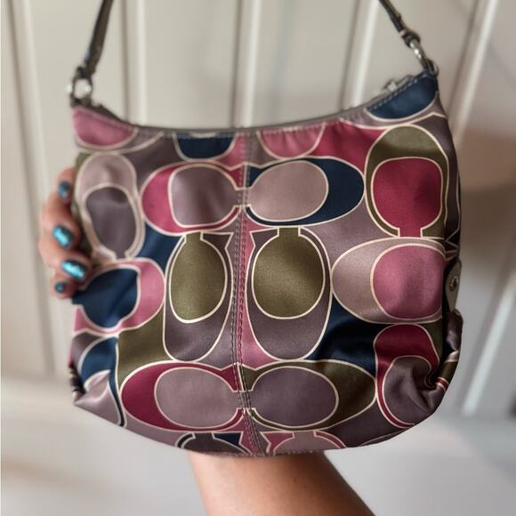 COACH 💜Colorful Monogrammed Logo Crossbody Bag - Picture 5 of 16